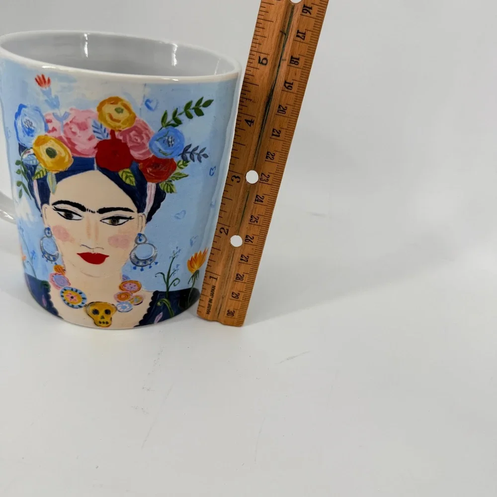 FRIDA KAHLO COFFEE MUG LG Ceramic Blue Coffee/Tea Mug - Picture 4 of 5